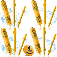 Bilinavy Spa In-Filter Mineral Sticks Parts For Hot Tub Filter Cartridge, Last For 4 Months, Yellow, 4Pcs
