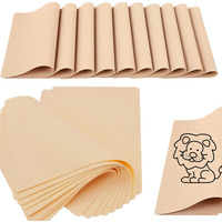 Fake Skin Practice, Urknall 10Pcs Fake Skin For Practicing Double Sides Skin Rubber Pads Skin (10Pcs)