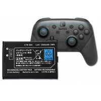 Wirelessfinest Battery Ctr-003 Replacement For Nintendo Switch Pro Controller Hac-013 Fix Dead Power Issue