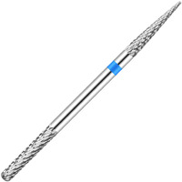 Xinshare Multifunction Under Nail Drill Bit Double Ends Tungsten Carbide Sliver 3/32" Sharp Nail Gel Cuticle Remover Drill Bit For Nail Preparation Manicure Pedicure