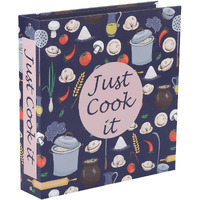 Recipe Binder Kit - 3 Ring Full Page Recipe Book Binder 8.5"X11" With 60 Page Protectors, 12 Dividers And Labels For Family Recipe Organizer, Grain Design