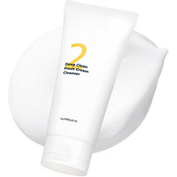 Numbuzin No.2 Cleansing Foam | Deep Clean Fresh Cream Cleanser | Foam Cleanser, Gentle Exfoliation, Deep Cleansing, Natural Ingredients | Blackheads, Excess Oil, Dead Skin Cells | 4.05 Fl. Oz.