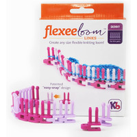 Authentic Knitting Board Flexee Loom Links Skinny For Thin Yarn, Small Gauge, 48 Piece