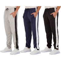 3 Pack Boys Girls Youth Active Teen Mesh Boy Sweatpants Joggers Running Basketball School Track Pants Athletic Workout Gym Apparel Training Jogger Fit Kid Clothing Casual Pockets - Set 7,M(10-12)