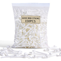150 Pcs Wax Sticks, Nose Wax Kit Accessories, Waxing Sticks For Nose Hair Remover, Wax Applicator Sticks For Nostril Nasal Cleaning Ear Face Eyebrows Hair Removal For Men Women