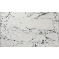 Sohome Cozy Living Anti Fatigue Mat Kitchen Mat Non Slip Stain Resistant Easy Clean 1/2 Inch Thick Kitchen Floor Mats, Marble White 20" X 36"