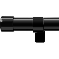 Extra Long Curtain Rods 120-Inch To 175-Inch - 1"Heavy Duty Blackout Curtain Rods For Windows - Adjustable Outdoor Curtain Rods For Patio Rustproof (10-14.5Ft) - Black