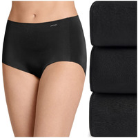 Jockey Women's Underwear No Panty Line Promise Tactel Brief - 3 Pack, Black, 8