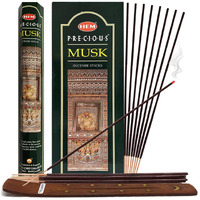 Precious Musk Incense Sticks And Incense Stick Holder Bundle Insence Insense Hem Incense Sticks