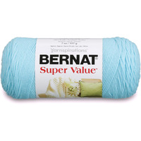 Bernat Super Value Yarn, 5 Oz, Cool Blue, 1 Ball