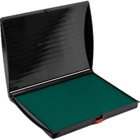 Extra Large Premium Green Ink Stamp Pad - 5" By 7" - Quality Felt Pad