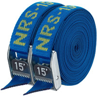 Nrs 1" Heavy Duty Tie Down Strap 2 Pack - Iconic Blue 20Ft - Cargo Roof Rack Strap For Vehicle, Trailer, Outdoor