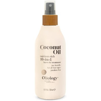 Oliology Coconut Oil 10-In-1 Multipurpose Spray - Leave In Treatment For All Hair Types | Detangles, Controls Frizz, Hydrates & Moisturizes | Made In Usa, Cruelty Free & Paraben Free (8.5 Oz)
