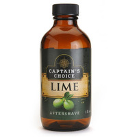 Captain's Choice Lime Aftershave 4.0 Oz After Shave Pour