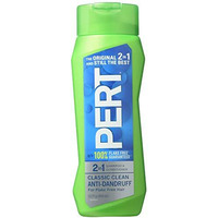 Pert Classic Clean 2-In-1 Anti-Dandruff Shampoo & Conditioner, For Flake-Free Hair, 13.5 Fl Oz