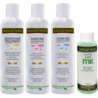 Moroccan Keratin Brazilian Keratin Blowout Gold Series Most Effective Brazilian Keratin Hair Treatment Set 250Ml Professional Salon Formula