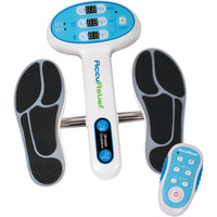 Accurelief Ultimate Foot Circulator With Remote - Ems Muscle Stimulator - For Pain Relief, Increase Blood Circulation And To Reduce Swelling Legs And Feet,Multicolor,Acrl-5500
