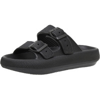 Cushionaire Women's Fame Recovery Slide Sandals With +Comfort, Black 8