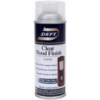 12.25 Oz Clear Wood Finish Satin [Set Of 6]