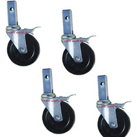 Buffalo Tools Gssi-C54P 4Pc 5In Caster Set For Gssi