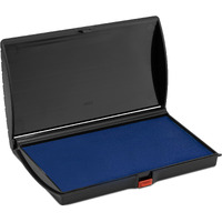 Large Premium Blue Ink Stamp Pad - 3" By 6" - Quality Felt Pad