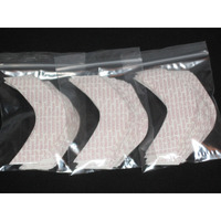 Vapon Topstick Plus Custom Cut Front B Curve Tape,Clear,Double-Sided 75 Strips.