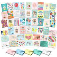Sweetzer & Orange S&O - 50 Birthday Happy Birthday Cards With Envelopes And Birthday Card Assortment Box Variety Set Of S&O - 50 Birthday Happy Birthday Cards With Envelopes And Birthday Card Assortment Box Variety Set Of Assorted Birthday Cards With Envelopes, Bulk Greeting Cards Assortment