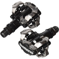 Shimano Pdm520 Clipless Spd Bicycle Cycling Pedals Black With Cleats