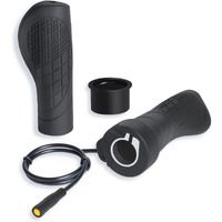 Half-Twist Throttle For Bafang 3 Pin Speed Throttle For Bbs01B Bbs02B Bbshd Mid Drive Motor Ebike Conversion Kits E-Bike Twist Throttle With 17.7 Inch Cable