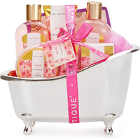 Gift Set For Women, Spa Luxetique Bath Sets For Women Gift, 8 Pcs Rose Spa Basket Includes Bubble Bath, Shower Gel, Body Lotion, Birthday Gifts For Women, Christmas Gifts For Teenage Girls