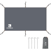 Waterproof Tent Footprint Camping Tarp - Ultralight Tent Floor Saver,Multifunctional Tents Ground Sheet Mat With 4 Tent Stakes For Camping,Picnic,Hiking,Backpacking,Hammock,Beach