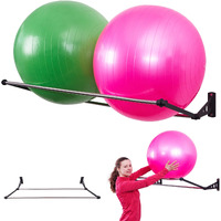 Exercise Ball Holder  Organize Your Space  Wall Mounted Ball Rack  Yoga Ball Holder  Exercise Ball Wall Mount  Fitness Ball Rack  Therapy & Stability Ball Rack  For Gyms, Studios, Home Gyms