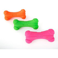 Hartz Duraplay Bone Squeaky Latex Dog Toy, Large, 3 Pack