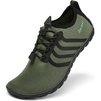 Racqua Men&Women Quick-Dry Water Shoes Beach Pool Swim Shoes Breathable Aqua Socks For Hiking Surf Diving Sport Green 10W/9M