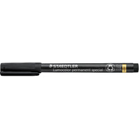 Staedtler Lumocolor Special, Medium, Permanent Marker For Coated Surfaces And Glass, Black 319 M-9 (319 M-9 Ve)