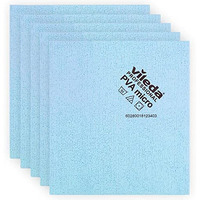 Vileda Professional  Pva Microfiber Cloth  All Purpose Cleaning Shammy  Synthetic Chamois Towel  Smooth & Absorbent Materials  5 Pack Blue