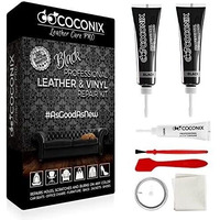 Coconix Black Leather Repair Kits For Couches - Vinyl & Upholstery Repair Kit For Car Seats, Sofa & Furniture - Liquid Scratch Filler Formula Repairs Couch Tears & Burn Holes