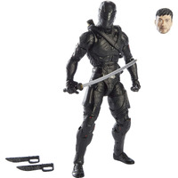 G. I. Joe Hasbro Classified Series : G.I. Joe Origins Snake Eyes Action Figure 16, Premium 6-Inch Scale Toy With Custom Package Art , Black