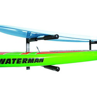 Paddle Board Wall Mount Rack By Cor Surf | Double Surfboard Or Paddleboard Wall Rack Storage | Heavy-Duty Sup Garage Storage Rack