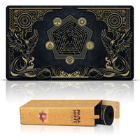 Paramint Oceanic Phoenix (Stitched) - Mtg Playmat - Compatible With Magic The Gathering Playmat - Play Mtg, Yugioh, Tcg - Original Play Mat Art Designs & Accessories