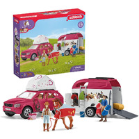 Schleich Horse Club - Horse Adventures With Car And Trailer Horse Play Set, 110 Piece Set Of Horse Toys For Girls And Boys Ages 5+