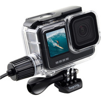 Suptig Waterproof Housing Case Waterproof Case Dive Case Charging Case Compatible For Gopro Hero 12 Hero 11 Hero 10 Hero 9 Black Waterproof 164Ft