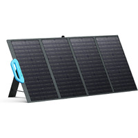Bluetti Solar Panel Pv120, 120 Watt For Portable Power Station Eb3A/Eb55/Eb70S/Ac200P/Ac200Max/Ac300, Foldable Solar Charger With Adjustable Kickstands For Rv, Camping, Blackout