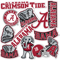 Desert Cactus University Of Alabama Sticker Crimson Tide Bama Ua Stickers Vinyl Decals Laptop Water Bottle Car Scrapbook T2 (Type 2)