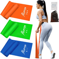 Hpygn Exercise Bands, Resistance Bands For Stretching, Physical Therapy, Yoga, Pilates, Rehab And Strength Training, 1.8M Elastic Bands For Working Out, Non Latex Workout Bands For Home Gym