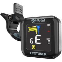 Kliq Ecotuner - Usb Rechargeable Clip-On Tuner For All Instruments (With Included Charging Cable)