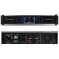 Musysic Sys-2000 High Power Amplifier - Dual Channel 2000 Watts Peak Output For Distortion Free And Clear Sound 2U Chassis Professional Power Amplifier With Atr Technology Xlr 1/4Inch Input For Speakers