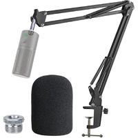 Razer Seiren X Boom Arm With Pop Filter - Mic Stand With Foam Cover Windscreen For Razer Seiren X Streaming Microphone By Youshares