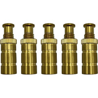 Poolzilla Pool Safety Cover Brass Anchors For Concrete And Pavers - 5 Pack - Universal Fit