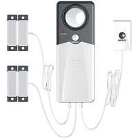 Techko S189 Ultra Slim Safe Pool Alarm For Kids, Etl Listed Ul 2017 Compliant, Indoor/Outdor Weather Resistant, 110Db Loud Alarm With 2X Bypass Buttons, Gray